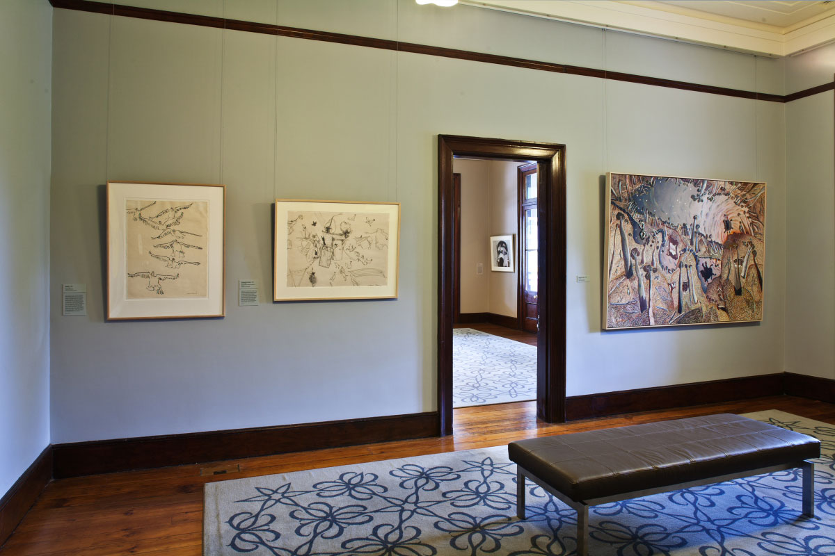 Installation view of 'William Robinson: Insights', 2012-13