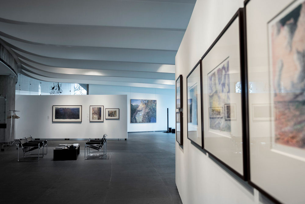 Installation view of 'William Robinson: Genesis' 2018, Australian Embassy Paris.