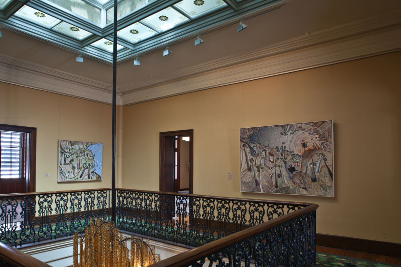 Installation view of 'William Robinson: A portrait of the artist' 2011-12