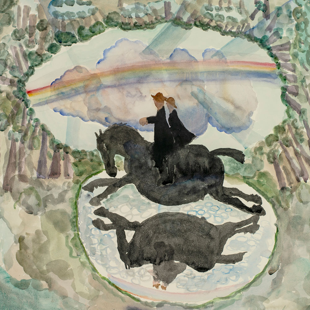 A rainbow painted by William Robinson
