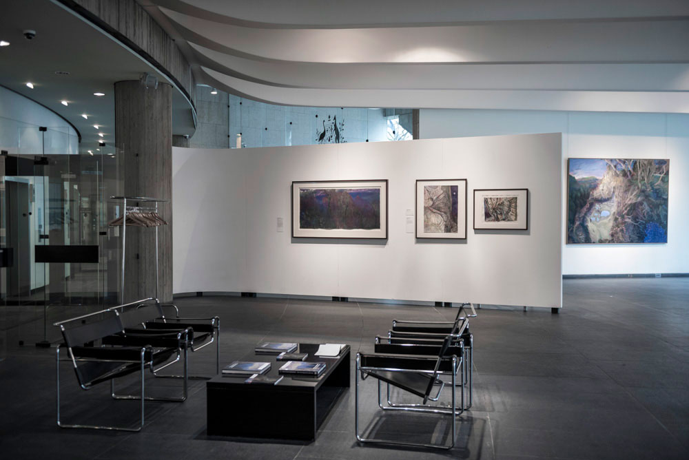 Installation view of 'William Robinson: Genesis' 2018, Australian Embassy Paris.
