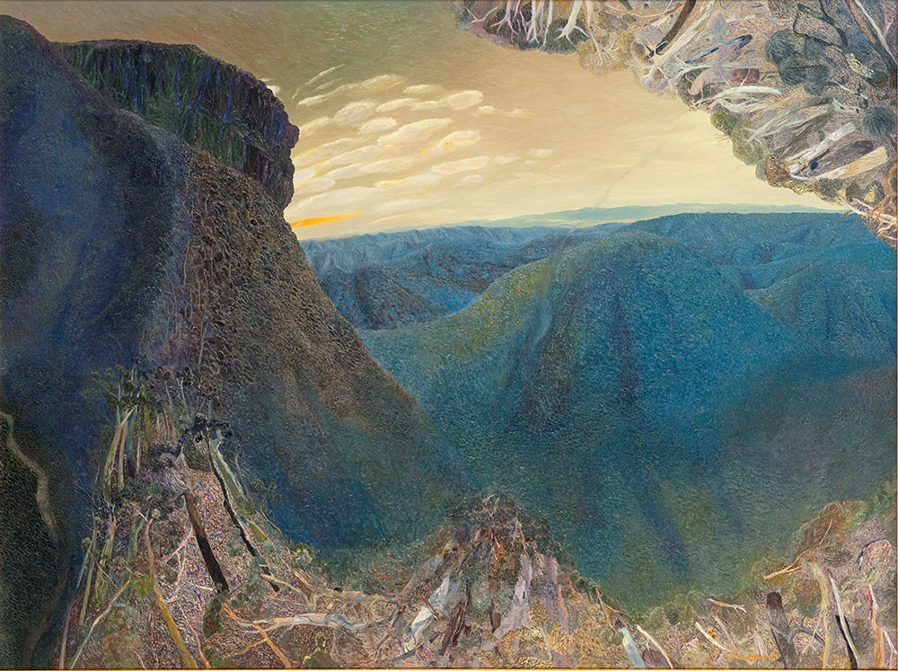 William ROBINSON 'Sunset, flying fox and beyond' ('Mountain' series, 3rd of five) 1992