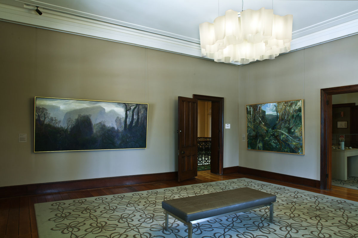 Installation view of 'William Robinson: Insights', 2012-13