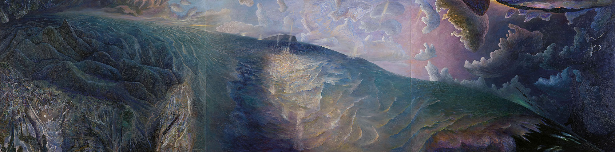 William ROBINSON 'Creation landscape: Earth and sea'