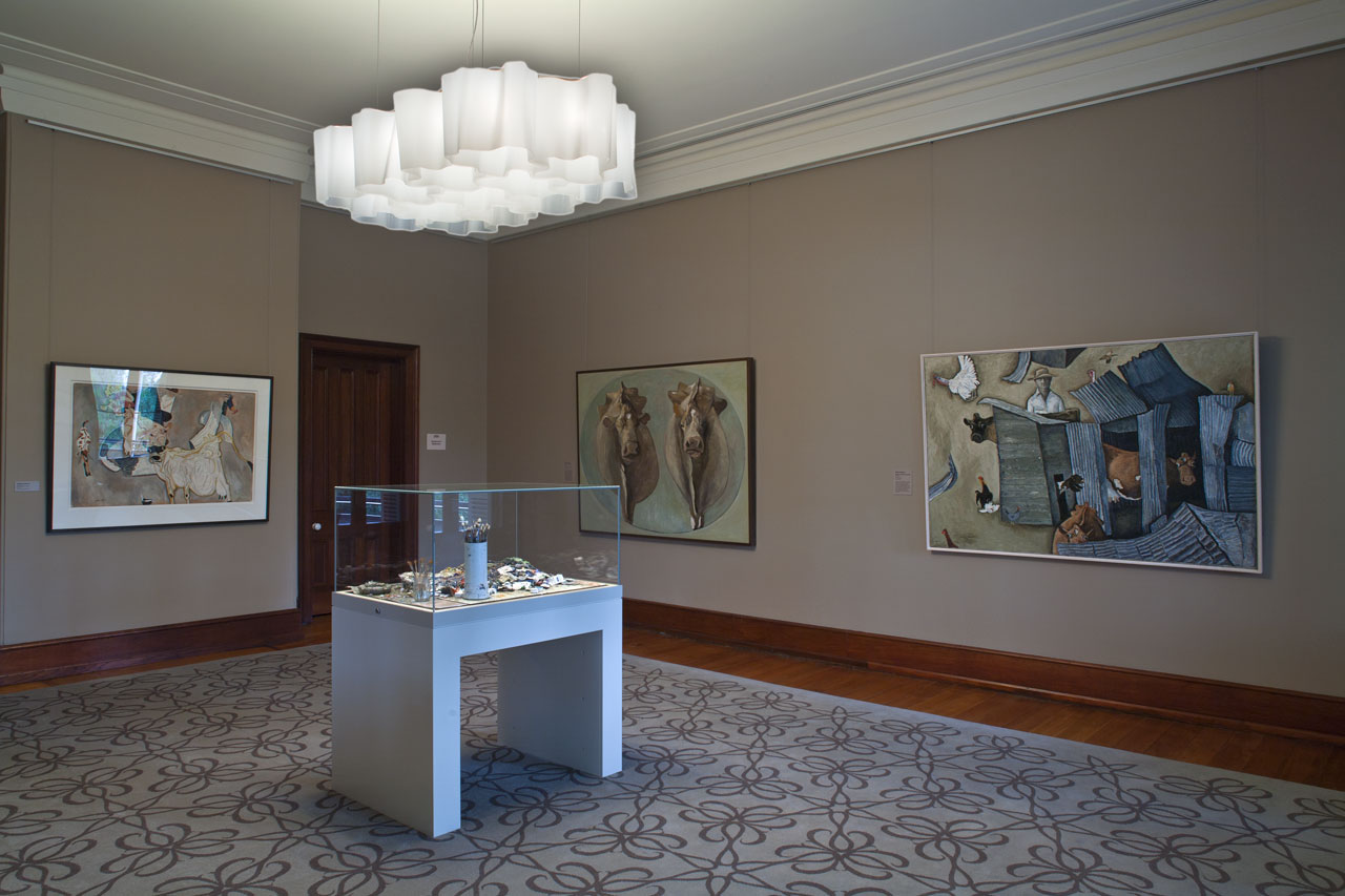 Installation view of 'William Robinson: The transfigured landscape', 2011