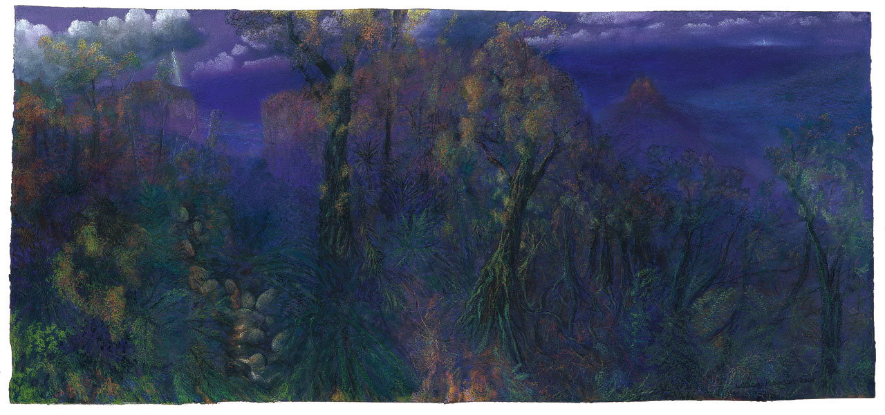 William Robinson 'Evening light, Springbrook' 2005