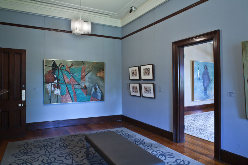 Installation view of 'William Robinson: A portrait of the artist' 2011-12