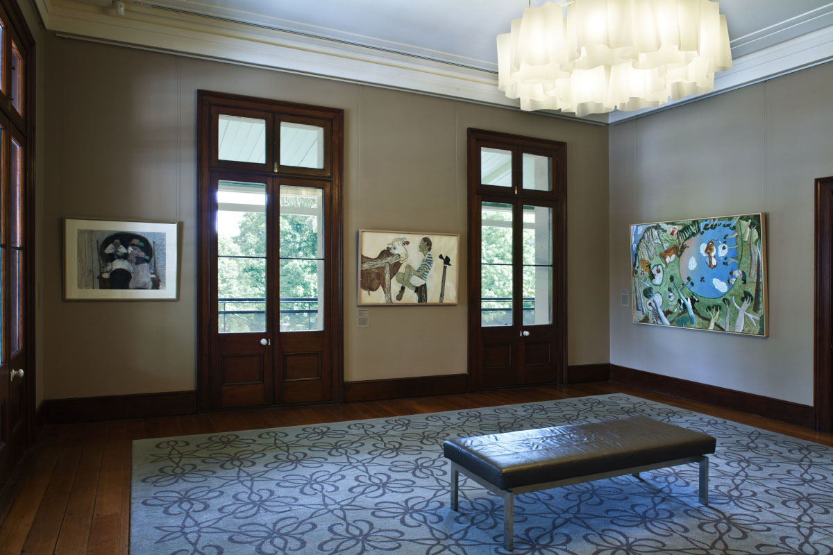 Installation view of 'William Robinson: Insights', 2012-13