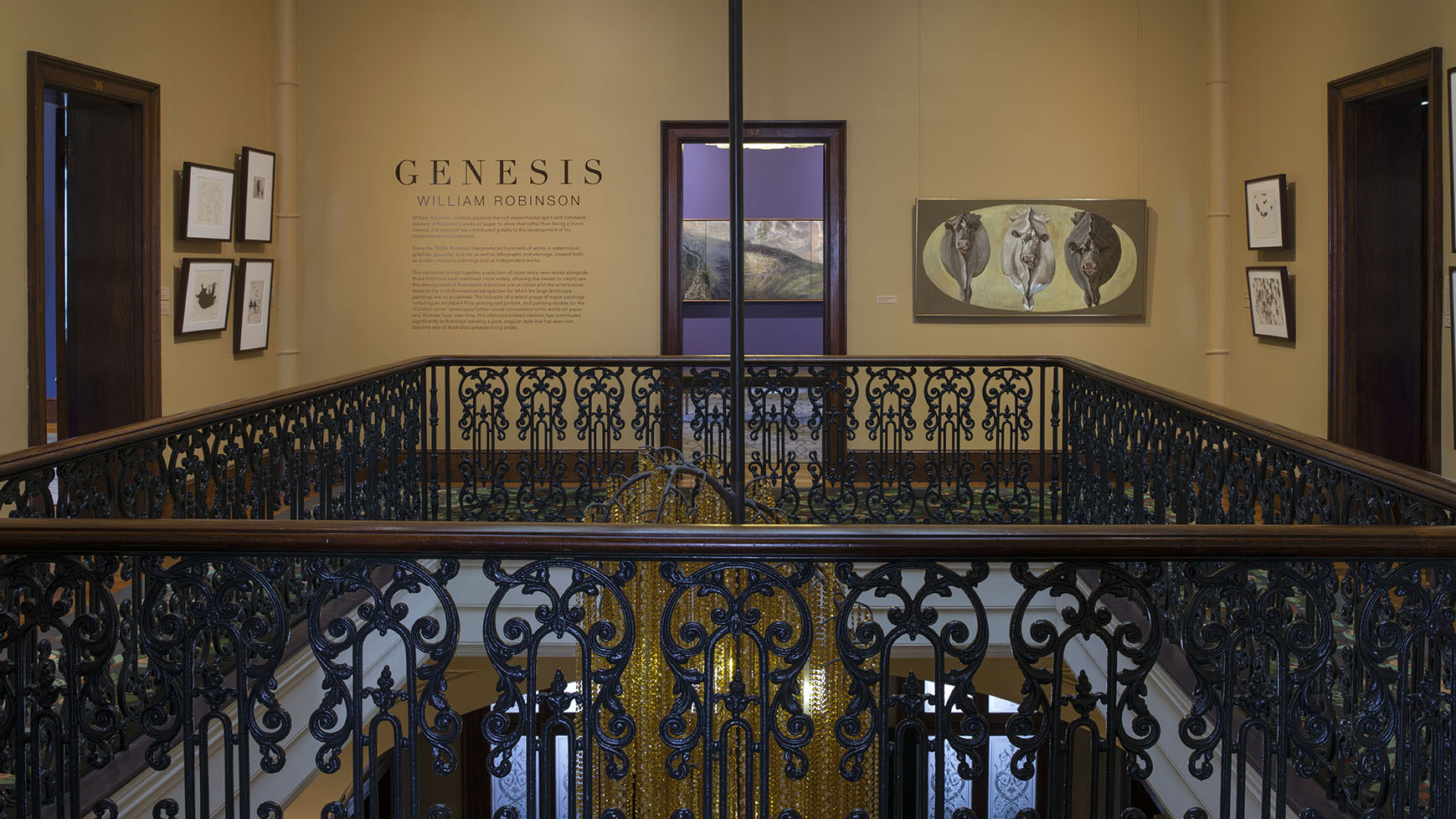 Installation view of 'William Robinson: Genesis', 2016-17